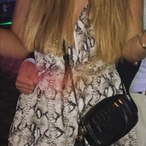 Tobi Snakeskin Romper